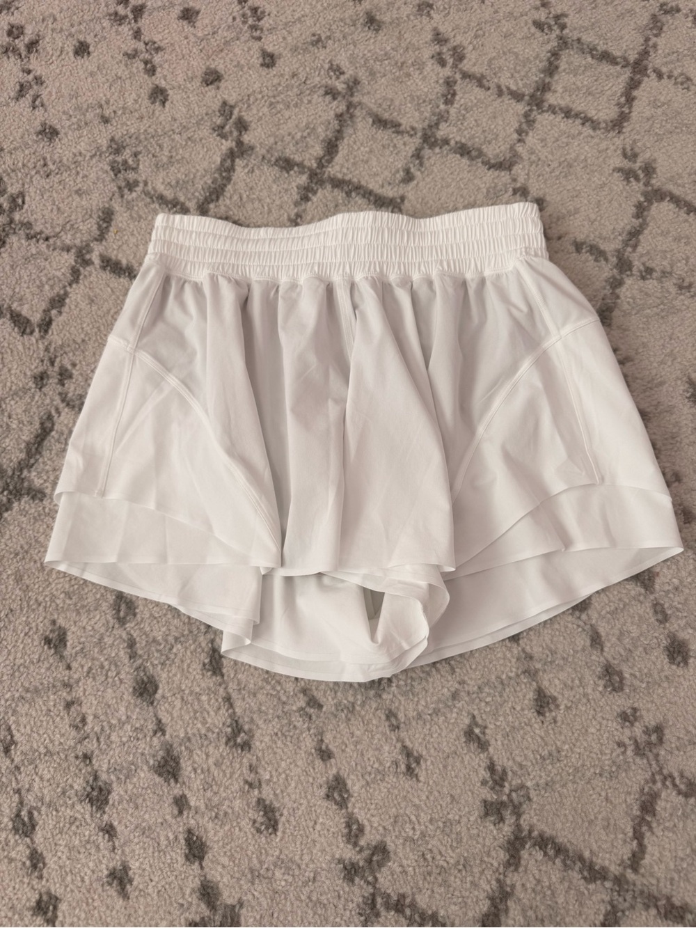 lululemon athletica White Layered Athletic Skort